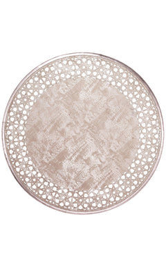 Modern Leather Rug – Shiny Bordered Artificial Leather Carpet With Anti Slip Surface