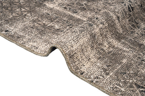 Geometric Area Rug - Cotton Chenille Digital Print Rug for Living Room