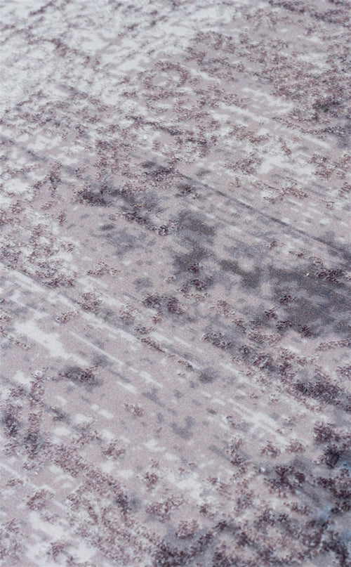 Modern Non Slip Rug – Navy Blue Machine Made Carpet With Soft Textured Pile