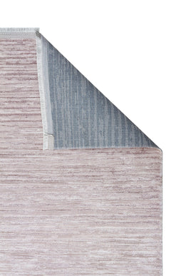 Cream Striped Area Rug - Machine Made Rug | Non Slip Carpet, Soft Textured Pile