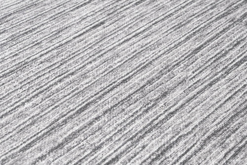 Grey Digital Print Rug - Washable Cotton Chenille Area Rug With Frame Design