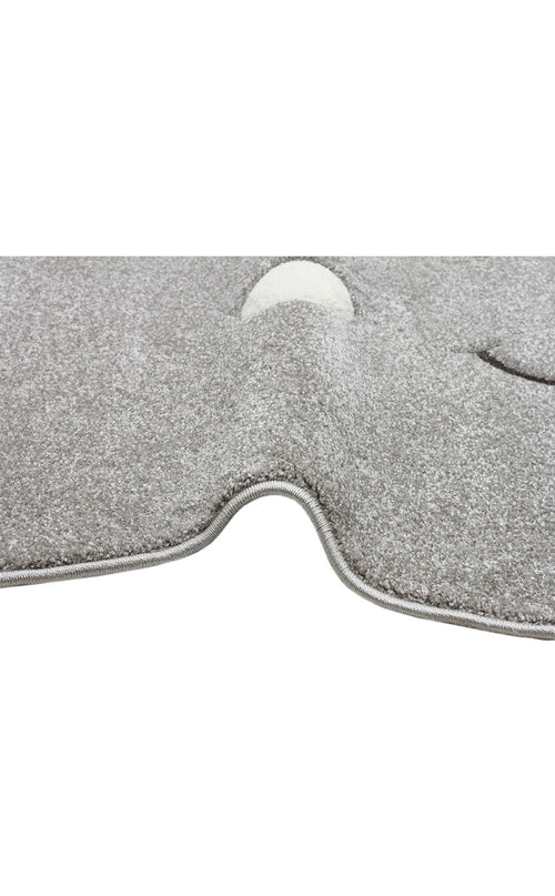 Kids Cloud Rug – Grey Children's Area Rug | Soft Texture, Dust Free, Non Slip