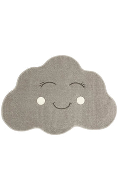 Kids Cloud Rug – Grey Children's Area Rug | Soft Texture, Dust Free, Non Slip
