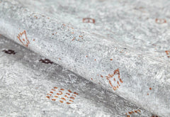 White Area Rug - Classic Digital Print Rug | Antibacterial, Non Slip Floor Mat