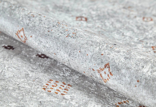 White Area Rug - Classic Digital Print Rug | Antibacterial, Non Slip Floor Mat