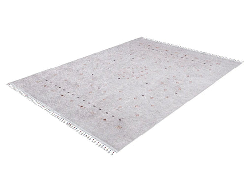 White Area Rug - Classic Digital Print Rug | Antibacterial, Non Slip Floor Mat