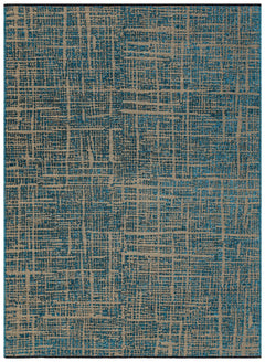 Modern Area Rug – Turquoise Machine Made Rug | Non Shedding Living Room Carpet