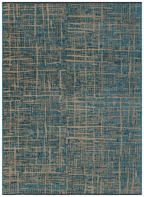 Modern Area Rug – Turquoise Machine Made Rug | Non Shedding Living Room Carpet