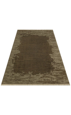 Modern Area Rug – Machine Made Green Carpet With Soft Texture & Non Slip Pad