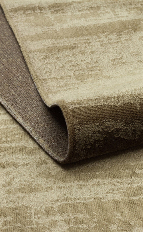 Modern Area Rug – Machine Made Green Carpet With Soft Texture & Non Slip Pad