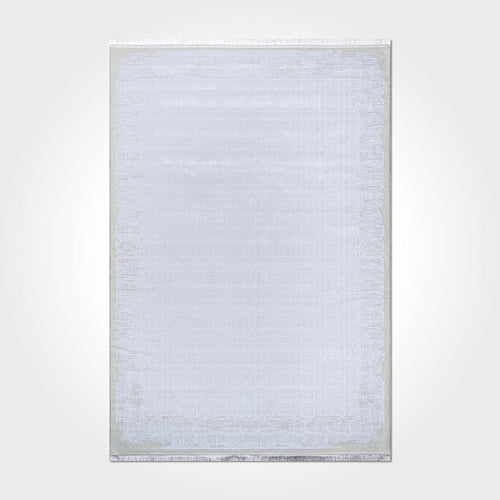 Esme Grey Modern Cotton Machine Made Area Rug