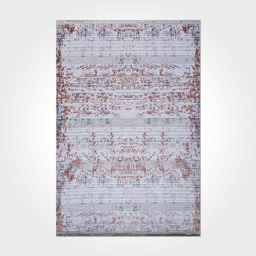 Mya Grey Modern Cotton Machine Made Area Rug