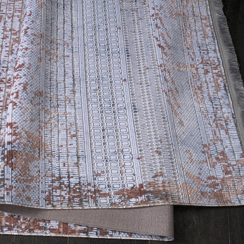 Mya Grey Modern Cotton Machine Made Area Rug