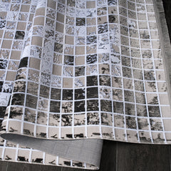 Geometric Cotton Area Rug | Modern Grey Area Rug – Non Slip Durable Floor Covering